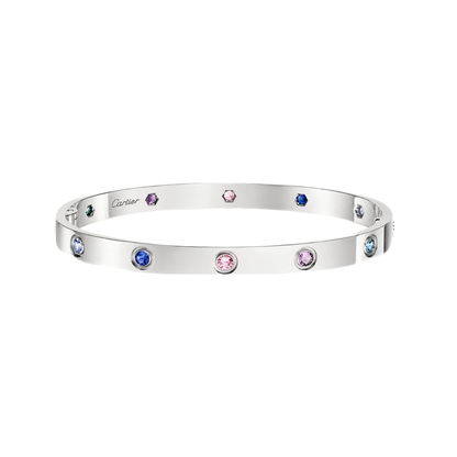 [NOBLE AURA] 2026 RAINBOW LOVE BRACELET 6.1MM  10 DIAMONDS