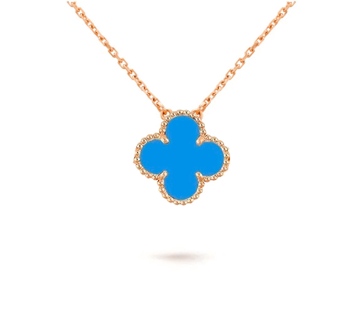 [NOBLE AURA]CLOVER 15MM SINGLE FLOWER NECKLACE COLLECTION