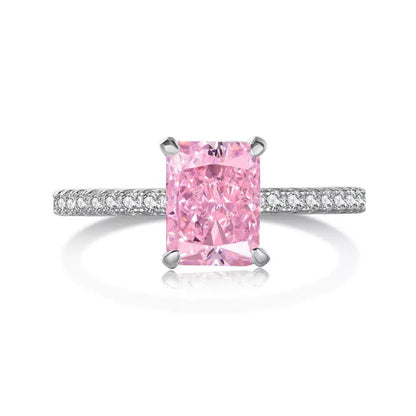 Pink Silver Ring Collection