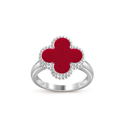 [NOBLE AURA]CLOVER SILVER RING COLLECTION