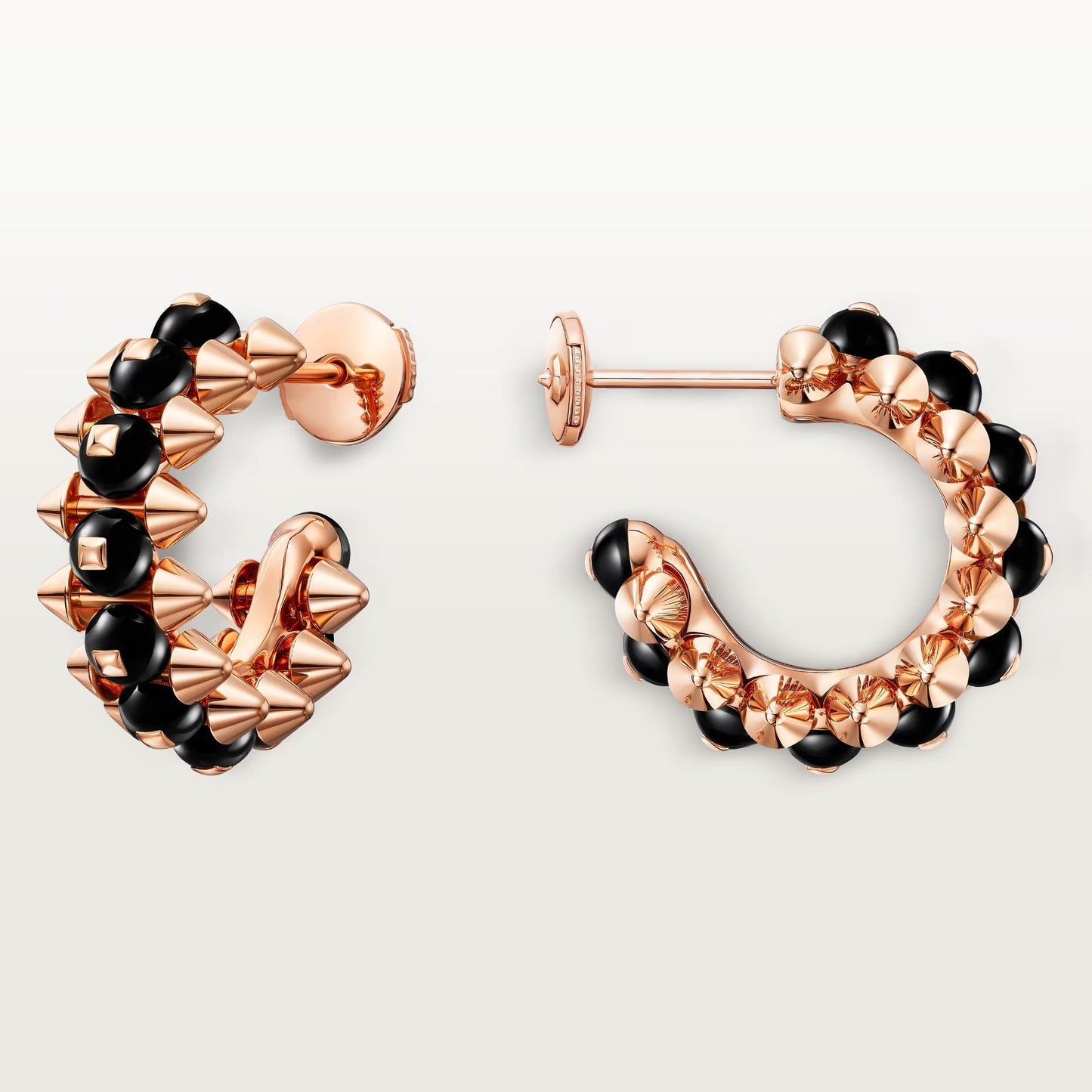 [NOBLE AURA]CLASH 7.9MM AGATE CHALCEDONY EARRINGS