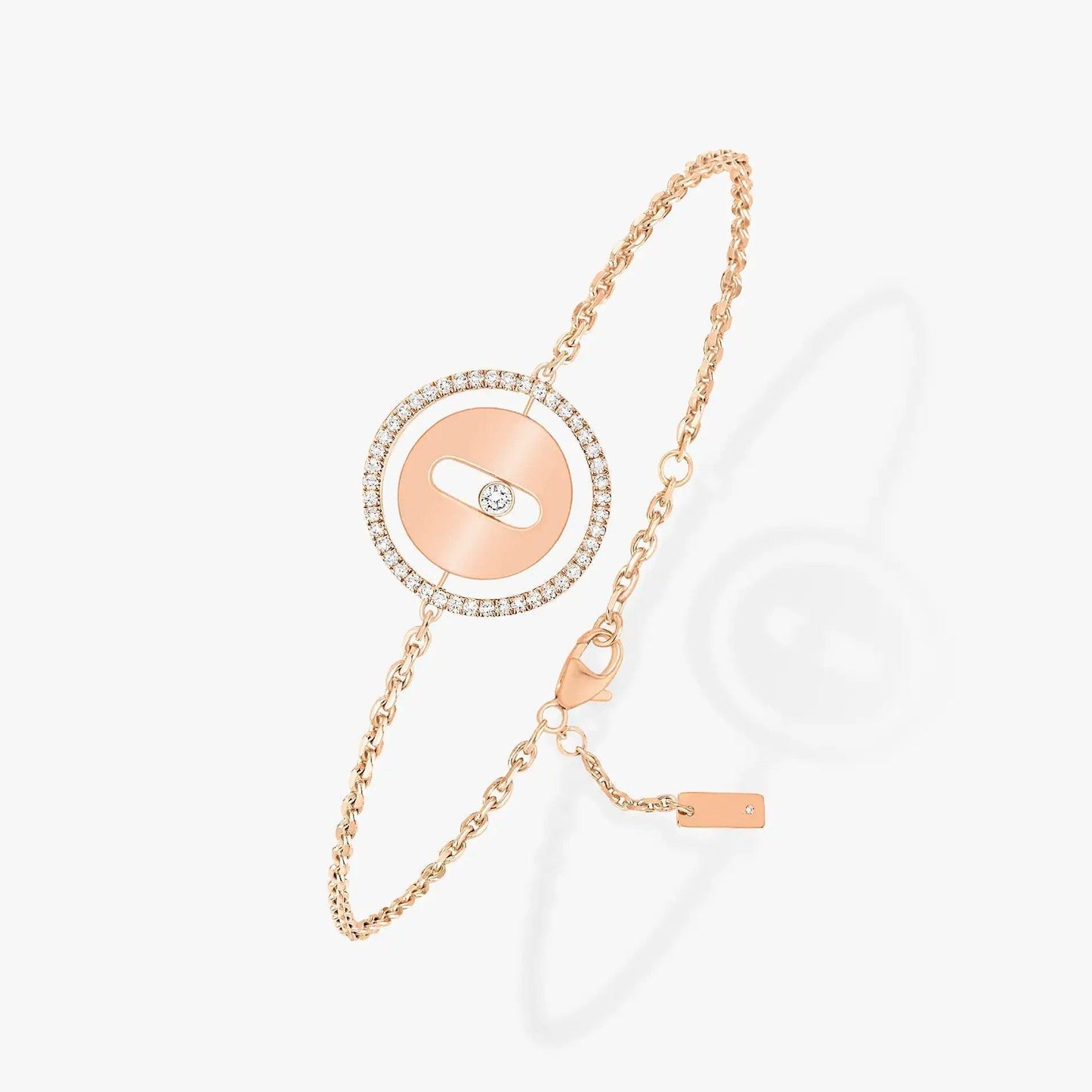 [NOBLE AURA]LUCKY MOVE PAVED DIAMOND BRACELET
