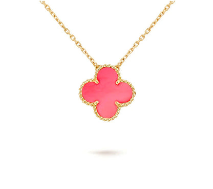 [NOBLE AURA]CLOVER 15MM SINGLE FLOWER NECKLACE COLLECTION