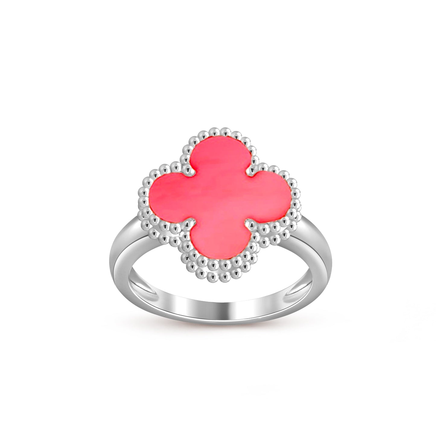[NOBLE AURA]CLOVER SILVER RING COLLECTION