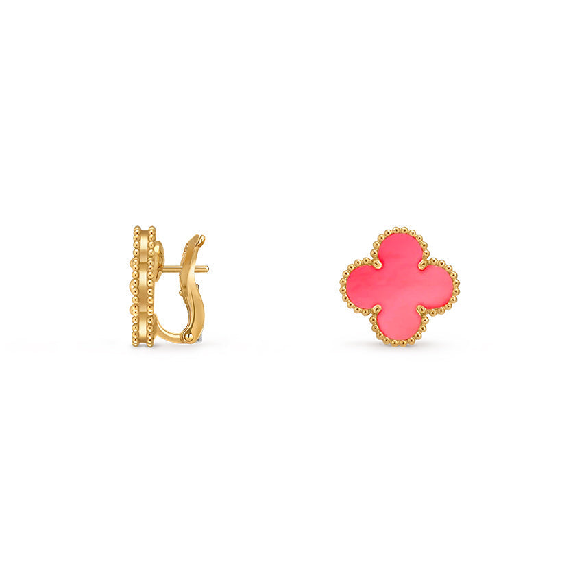 [NOBLE AURA]CLOVER 15MM MOP EARRINGS COLLECTION