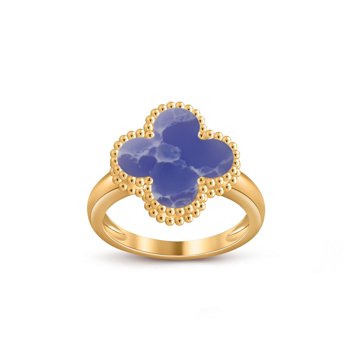 [NOBLE AURA] CLOVER RING GOLD COLLECTION