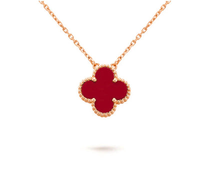 [NOBLE AURA]CLOVER 15MM SINGLE FLOWER NECKLACE COLLECTION