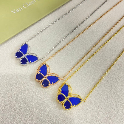 [NOBLE AURA] 2026 NEW LUCKY BUTTERFLY 1 MOTIFS NECKLACE