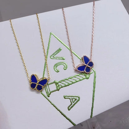 [NOBLE AURA] 2026 NEW LUCKY BUTTERFLY 1 MOTIFS NECKLACE