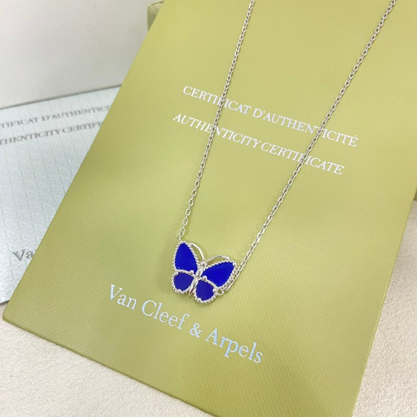 [NOBLE AURA] 2026 NEW LUCKY BUTTERFLY 1 MOTIFS NECKLACE
