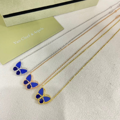 [NOBLE AURA] 2026 NEW LUCKY BUTTERFLY 1 MOTIFS NECKLACE