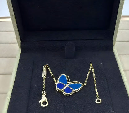 [NOBLE AURA] 2026 NEW LUCKY BUTTERFLY 1 MOTIFS NECKLACE