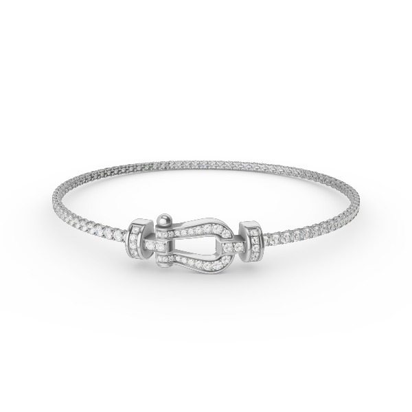 [NOBLE AURA]FORCE  HORSESHOE  DIAMOND TENNIS BRACELET