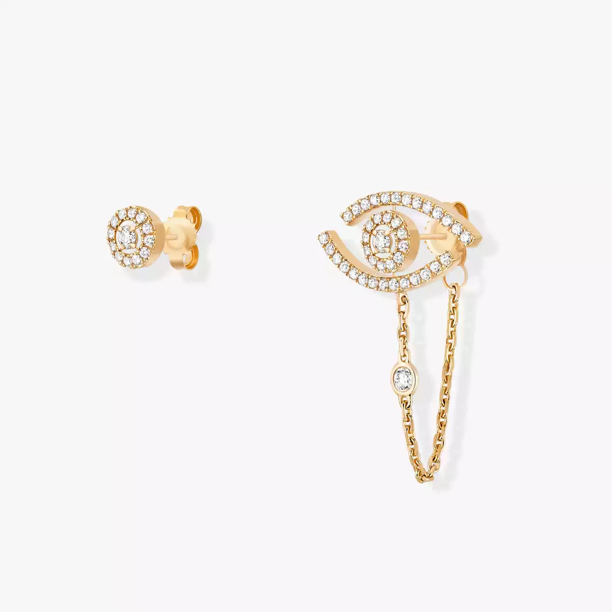 [NOBLE AURA]Lucky Eye Diamond Earrings