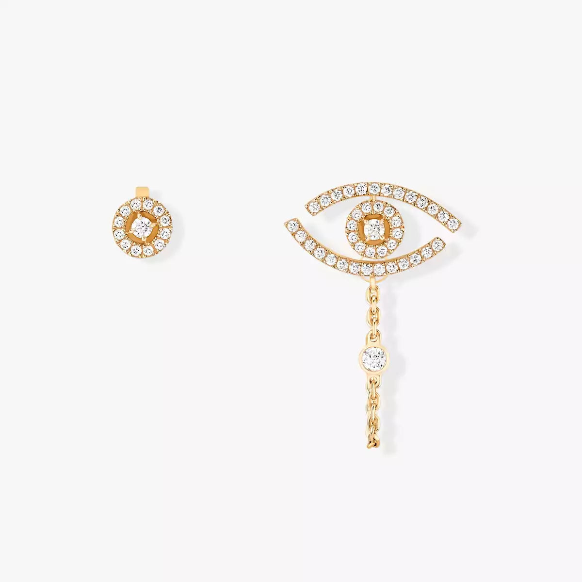 [NOBLE AURA]Lucky Eye Diamond Earrings
