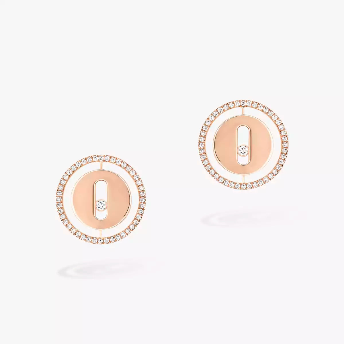 [NOBLE AURA]Lucky Move Diamond Earrings