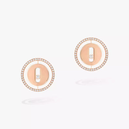 [NOBLE AURA]Lucky Move Diamond Earrings