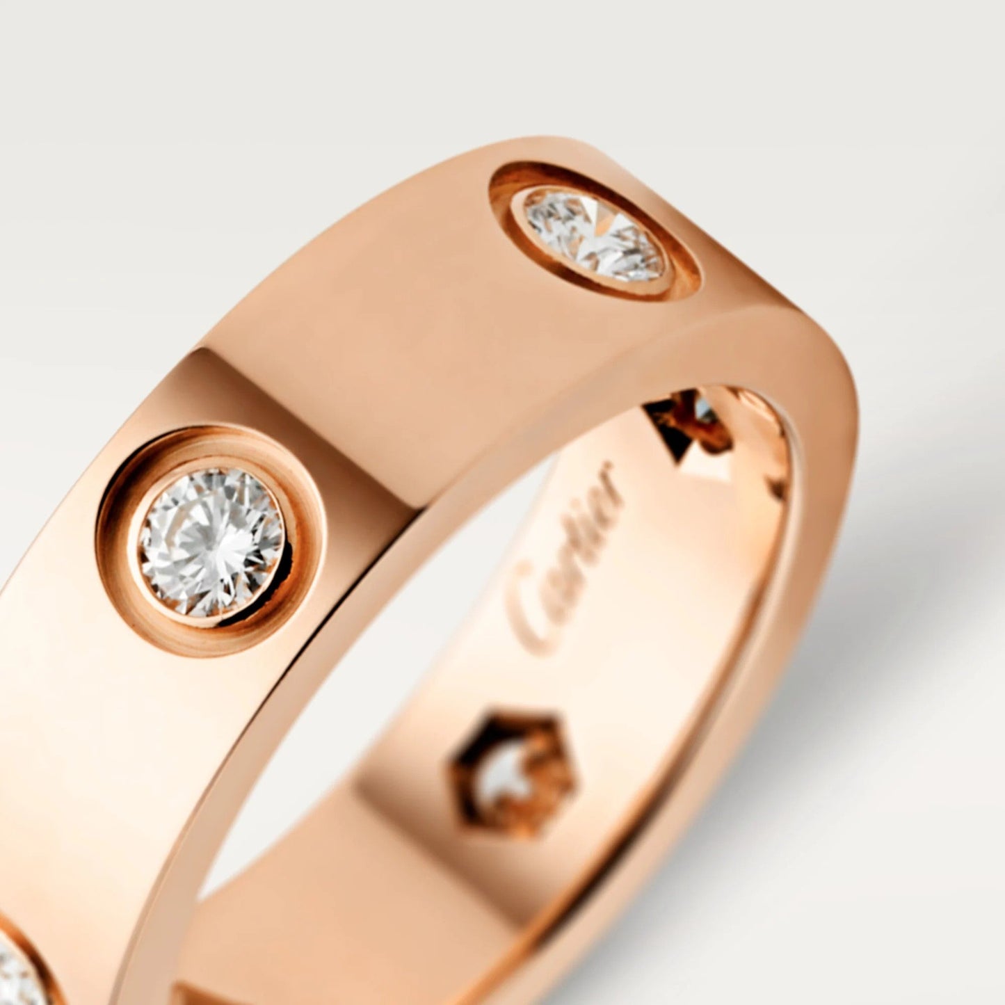 [NOBLE AURA] LOVE 5.5MM 6 DIAMOND RING