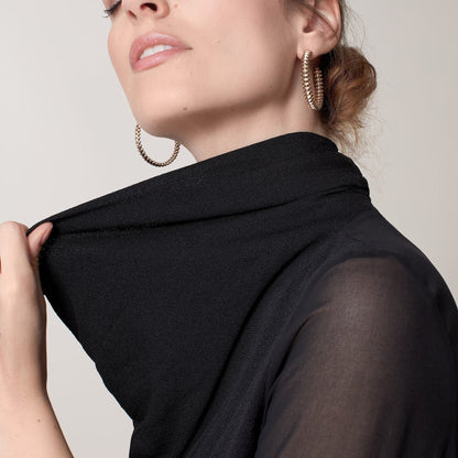 [NOBLE AURA] CLASH HOOP LARGE EARRINGS