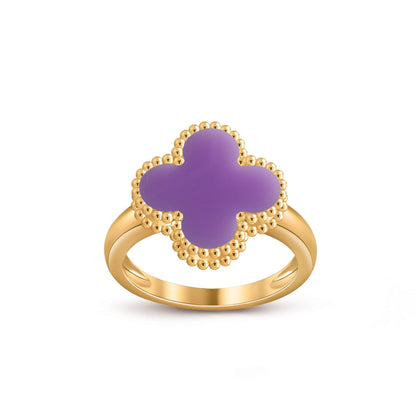 [NOBLE AURA]CLOVER RING GOLD COLLECTION