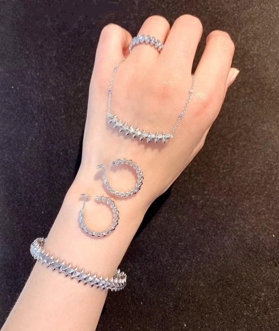 [NOBLE AURA]CLASH SILVER BRACELET