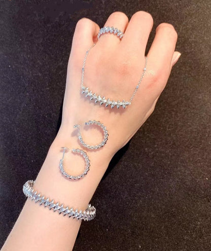 [NOBLE AURA]CLASH SILVER BRACELET