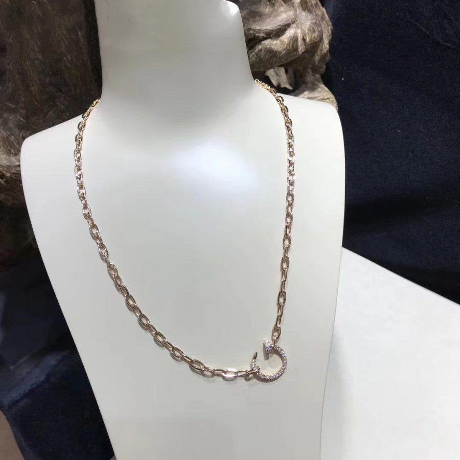 [NOBLE AURA] JUSTE NECKLACE FULL DIAMONDS