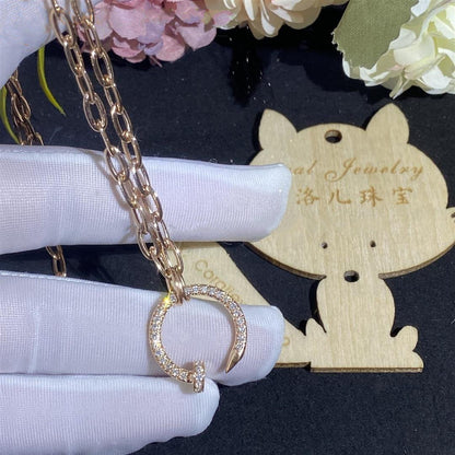 [NOBLE AURA] JUSTE NECKLACE FULL DIAMONDS