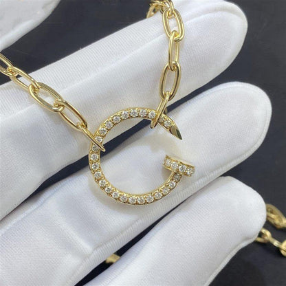 [NOBLE AURA] JUSTE NECKLACE FULL DIAMONDS
