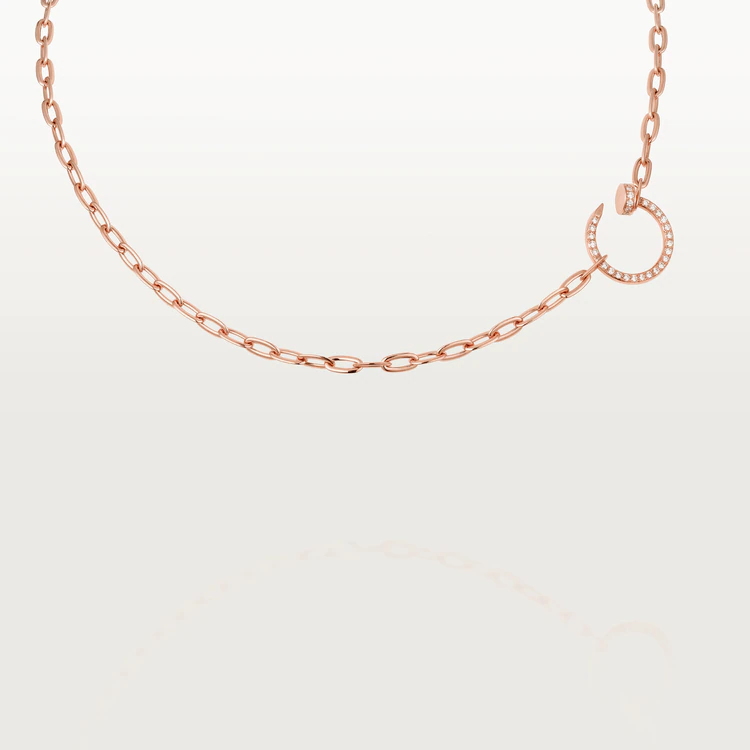 [NOBLE AURA] JUSTE NECKLACE FULL DIAMONDS