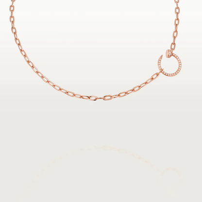 [NOBLE AURA] JUSTE NECKLACE FULL DIAMONDS