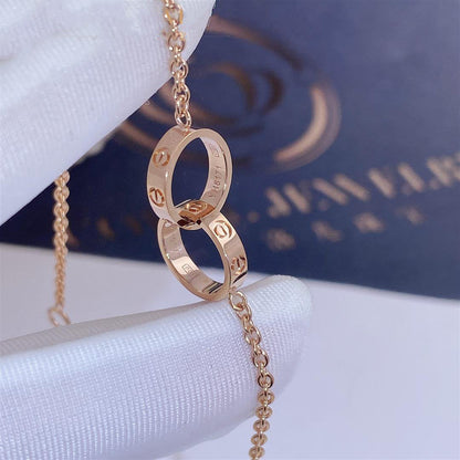 [NOBLE AURA]LOVE BRACELET DOUBLE RING