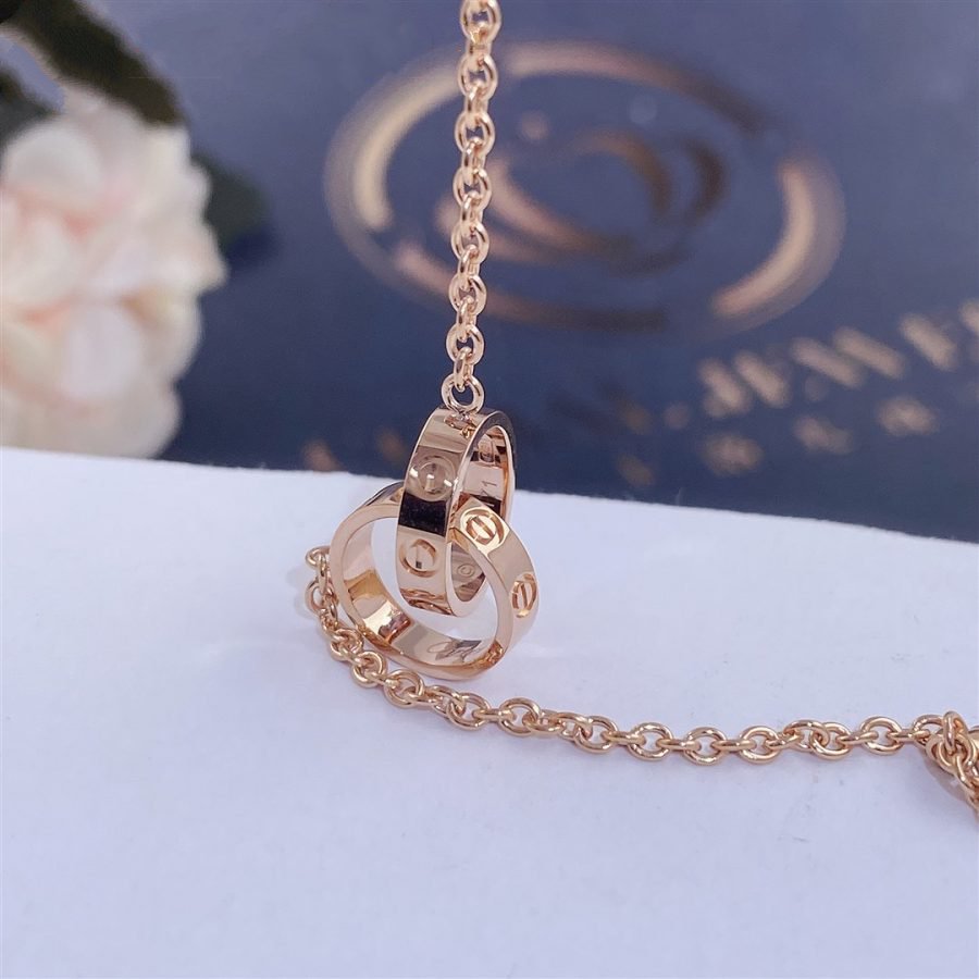 [NOBLE AURA] LOVE BRACELET DOUBLE RING
