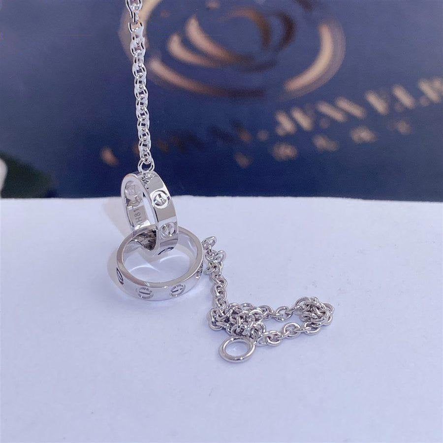 [NOBLE AURA] LOVE BRACELET DOUBLE RING