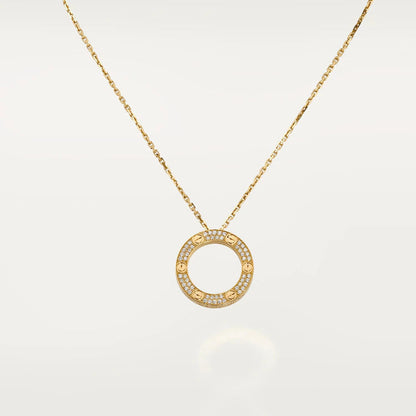 [NOBLE AURA]LOVE NECKLACE ADJUSTABLE ROSE GOLD