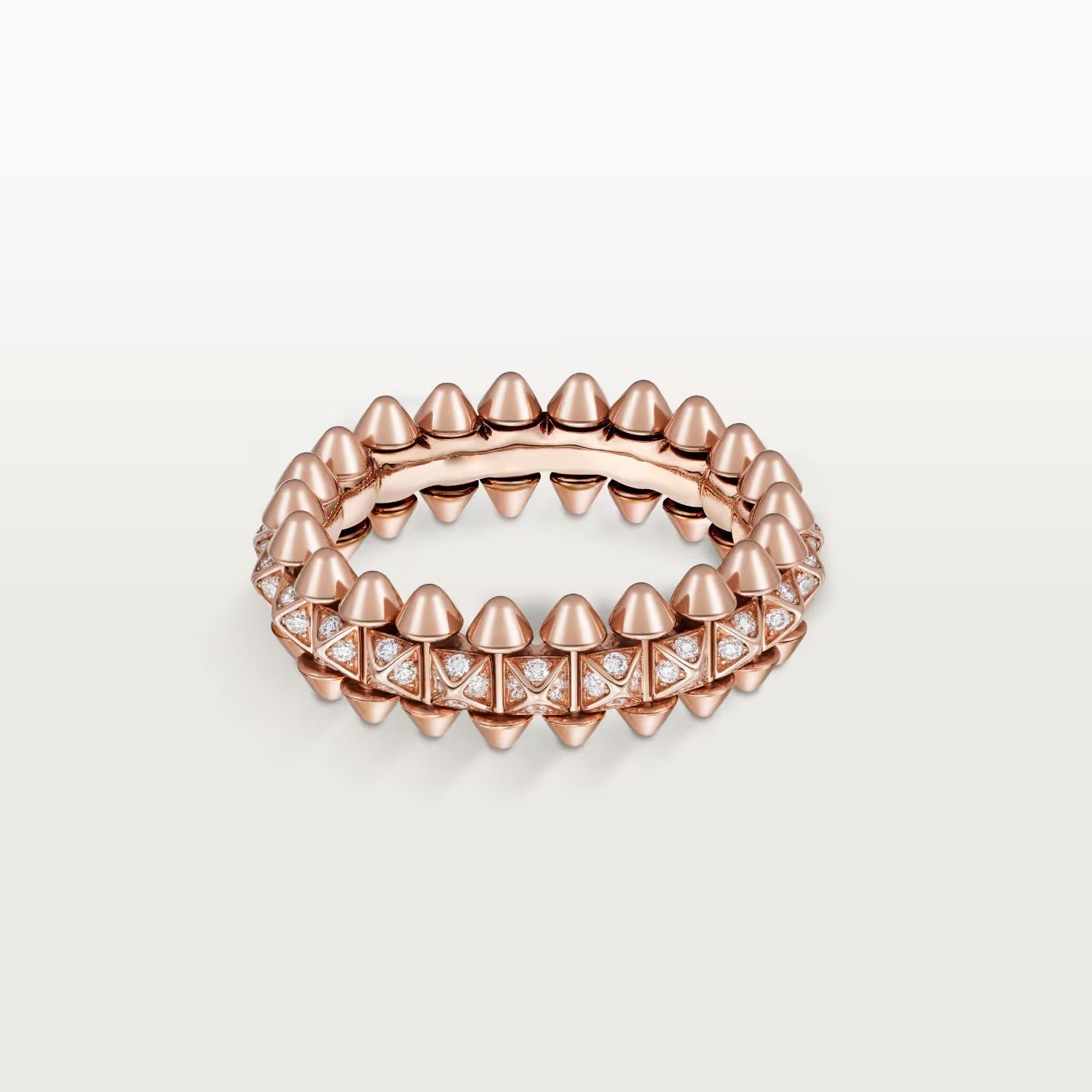 [NOBLE AURA] CLASH 6.4MM SMALL FULL DIAMOND RING