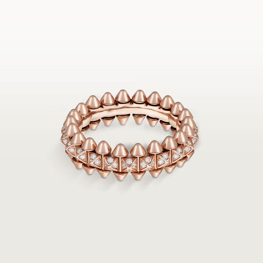 [NOBLE AURA] CLASH 6.4MM SMALL FULL DIAMOND RING