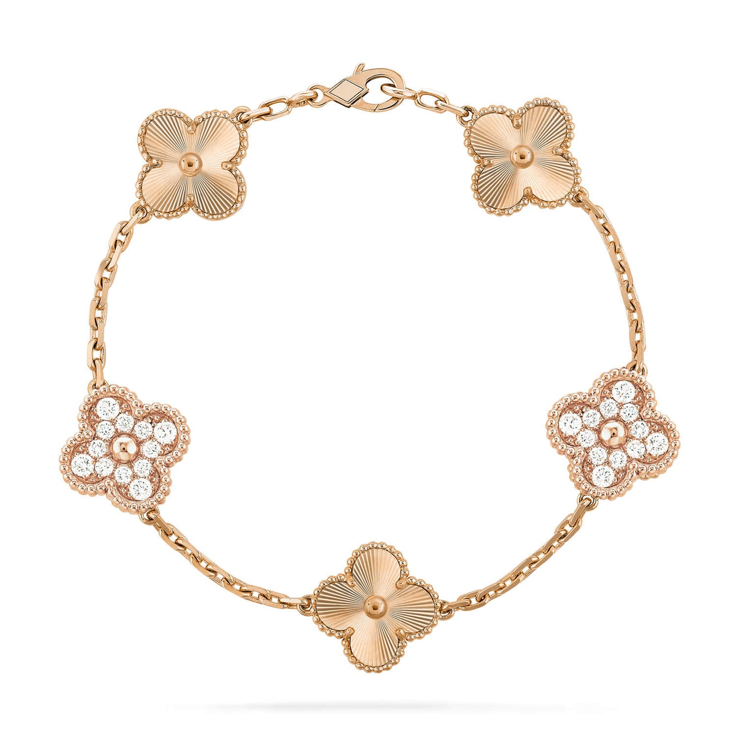 [NOBLE AURA] CLOVER 5 MOTIF LASER BRACELET COLLECTION