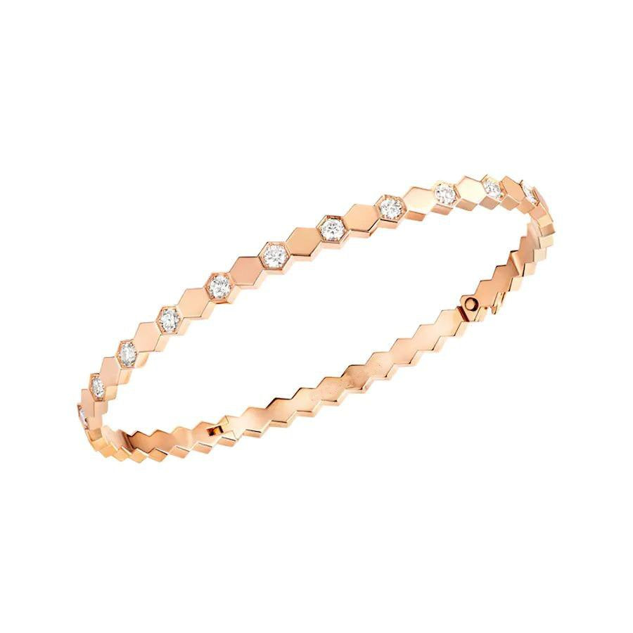 [NOBLE AURA]BEE LOVE PINK GOLD DIAMOND BRACELET