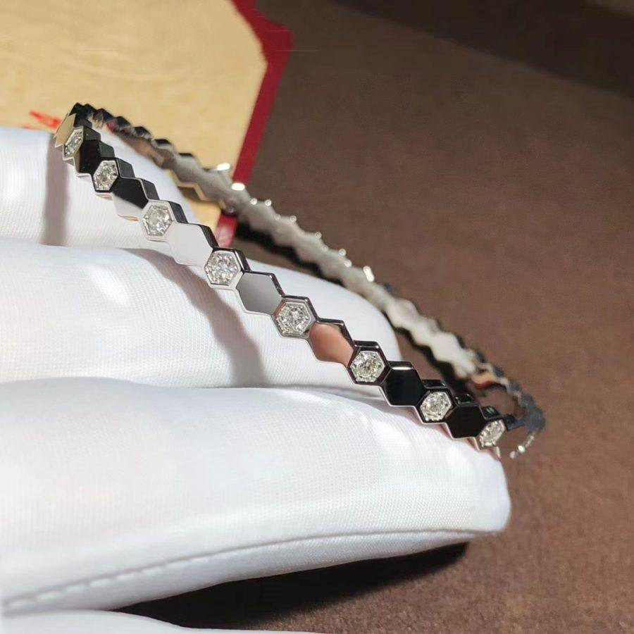 [NOBLE AURA]BEE LOVE SILVER DIAMOND BRACELET