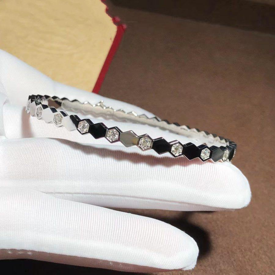 [NOBLE AURA]BEE LOVE SILVER DIAMOND BRACELET