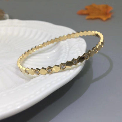 [NOBLE AURA]BEE LOVE GOLD DIAMOND BRACELET