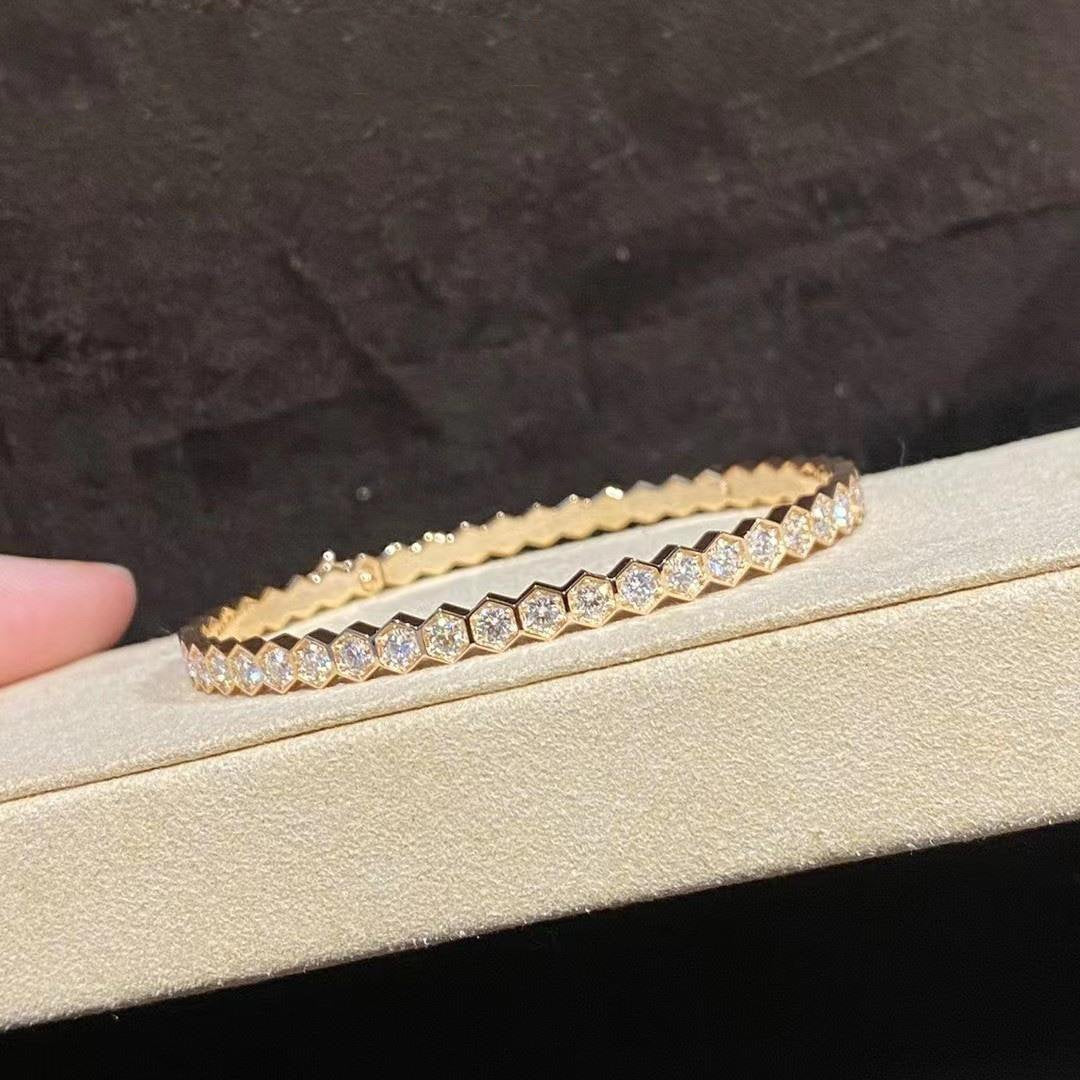 [NOBLE AURA]BEE LOVE GOLD BRACELET FULL DIAMOND