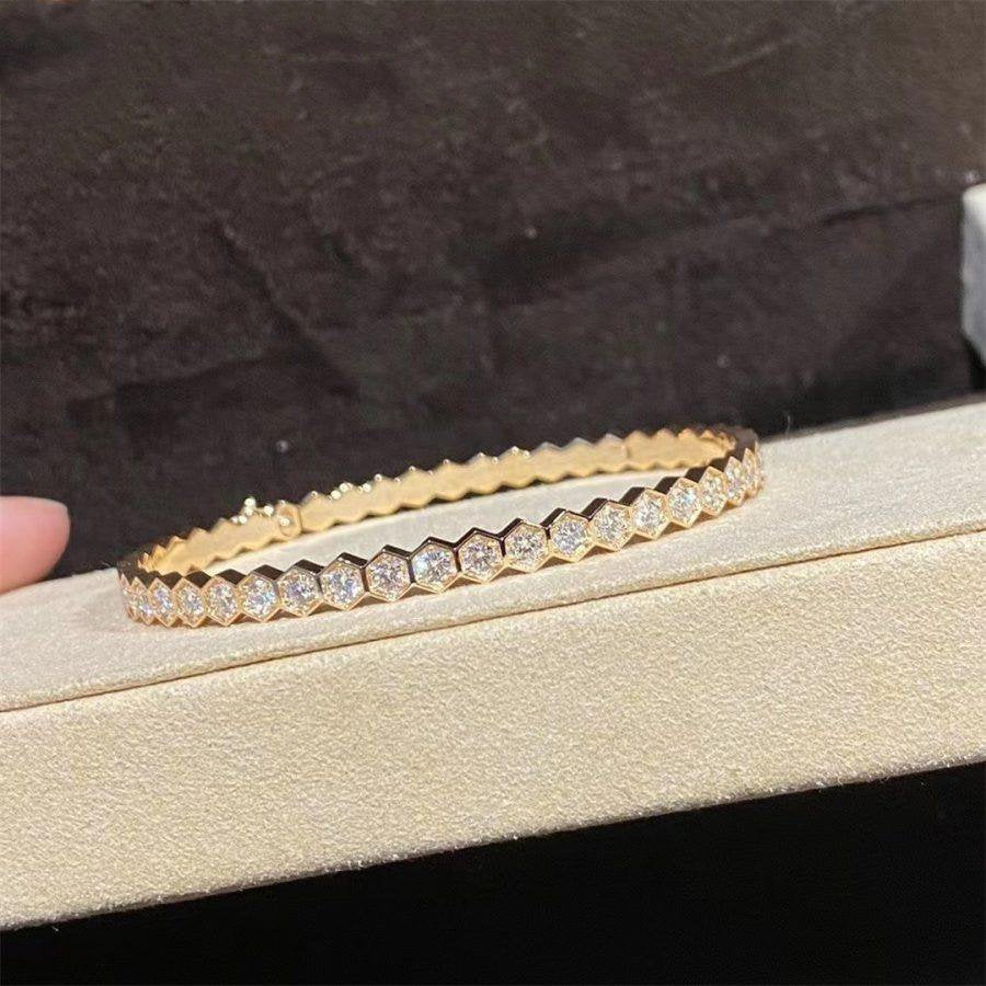 [NOBLE AURA]BEE LOVE GOLD BRACELET FULL DIAMOND