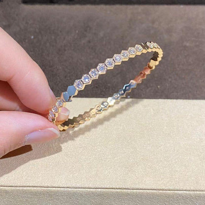 [NOBLE AURA]BEE LOVE GOLD BRACELET FULL DIAMOND