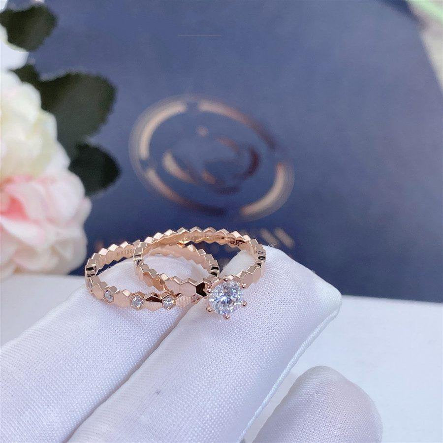 [NOBLE AURA]BEE LOVE RING PINK GOLD 1 DIAMOND