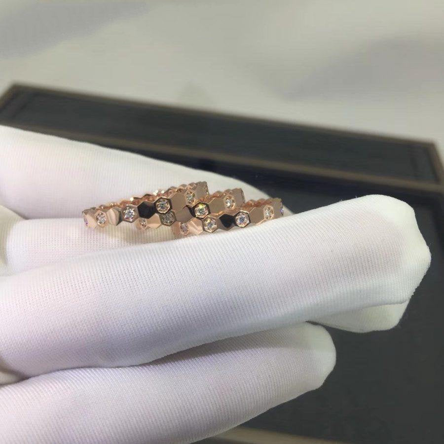 [NOBLE AURA]BEE LOVE RING PINK GOLD DIAMOND