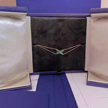 [NOBLE AURA]JEUX BRACELET MALACHITE PINK GOLD 1 DIAMOND