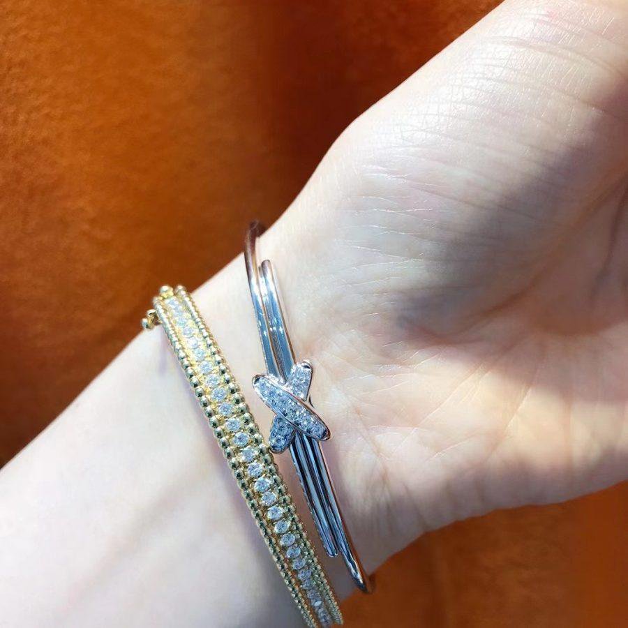 [NOBLE AURA]JEUX DE BRACELET SILVER DIAMONDS