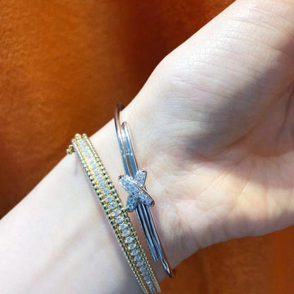 [NOBLE AURA]JEUX DE BRACELET SILVER DIAMONDS